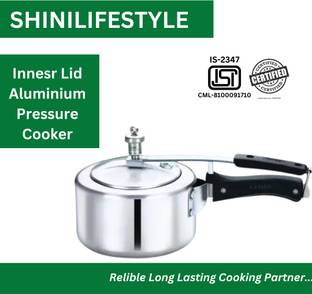SHINI LIFESTYLE Pressure Cooker,Aluminium pressure Cooker, Rice cooker Pan Cooker (1.5L) 1.5 L Inner Lid Pressure Cooker