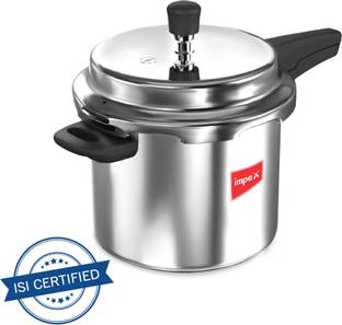 IMPEX Aluminium 5 L Outer Lid Induction Bottom Pressure Cooker