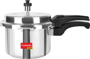 Prashanthi Ganga 3 Litres Premium Aluminium Pressure Cooker, 5 years warranty, ISI Certified 3 L Outer Lid Pressure Cooker