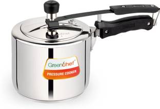 Greenchef Classic Inner lid stainless steel 3 L Inner Lid Induction Bottom Pressure Cooker