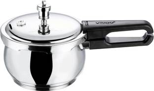 VINOD 18/8 Stainless Steel Splendid Plus 1.5 L Outer Lid Induction Bottom Pressure Cooker