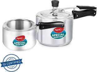 Pigeon Special and Gas stove Compatible 2 L, 3 L Induction Bottom Pressure Cooker