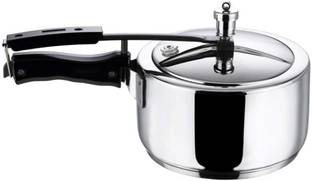 VINOD 18/8 Stainless Steel Splendid Plus 5.5 L Inner Lid Induction Bottom Pressure Cooker