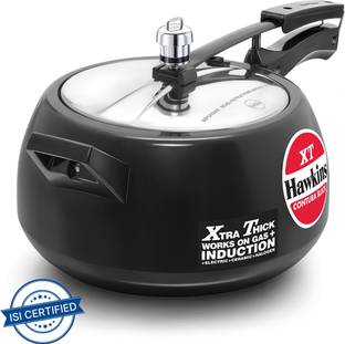 Hawkins Contura Black XT (CXT50) 5 L Inner Lid Induction Bottom Pressure Cooker