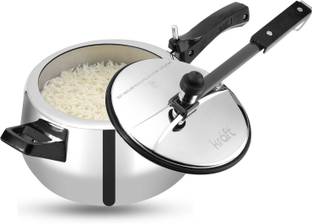 Kraft Futuretec Inner lid Triply Stainless Steel 5 L Inner Lid Induction Bottom Pressure Cooker