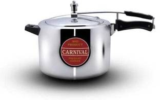 CARNIVAL Aluminium Regular Model Inner Lid Pressure Cooker Pure Virgin Aluminium 5 L Inner Lid Pressure Cooker
