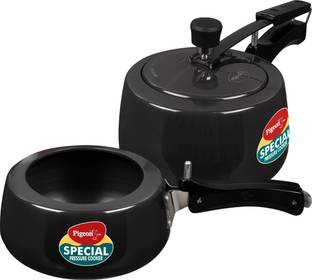 Pigeon Special Cook Plus 2 L, 3 L Inner Lid Induction Bottom Pressure Cooker