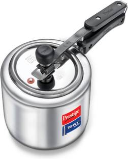 Prestige Triply Svachh Spillage Control Inner Lid 3 L Inner Lid Induction Bottom Pressure Cooker