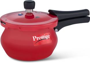 Prestige Deluxe Plus Baby Handi Red 2 L Outer Lid Induction Bottom Pressure Cooker