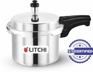 Litchi Aluminium Outerlid 2 L Outer Lid Pressure Cooker