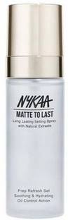 NYKAA Matte to Last Long Lasting Setting Spray with Natural Extracts Primer  - 65 ml