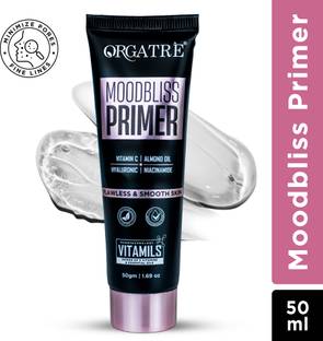 Orgatre Primer, Instant Blur Fine Lines & Pores Minimizer, Hydrated Formula-Matte Finish Primer  - 50 ml