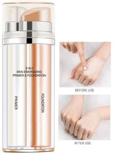 Arcanuy Face Skin Energizing Long Lasting Primer& Cream Foundation Primer  - 60 ml