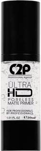 C2P Professional Makeup Ultra Hd Hydrating Primer With Gel-Based Formula for Poreless Skin Primer  - 30 ml