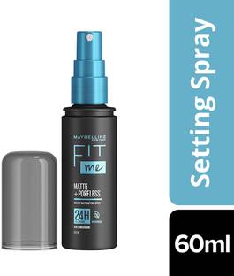 MAYBELLINE NEW YORK Fit Me Matte + Poreless Setting Spray, 24H Oil-Control Formula Primer  - 60 ml