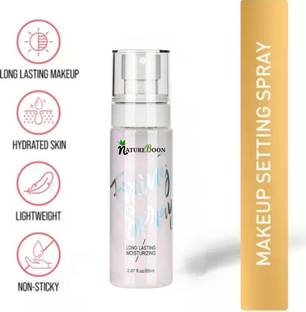 NatureBoon long lasting moisturizing fixing spray with glittery effect Primer  - 85 ml