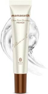 Mamaearth Glow Pore Blurring Primer with Vitamin C & Turmeric | Enhances Skin’s Glow Primer  - 25 g