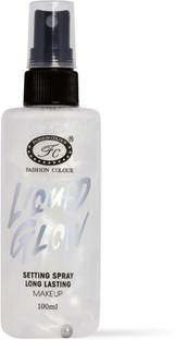 FASHION COLOUR Liquid Glow Setting Spray For Makeup Long Lasting MF09A Primer  - 100 ml
