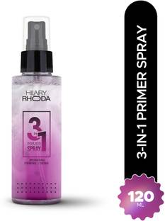 Hilary Rhoda 3-in-1 Primer Spray |Lightweight & Water-Based Primer | Dewy Finish |Oil Control Primer  - 120 ml