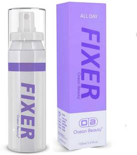 OCEAN BEAUTY Waterproof Makeup Setting Face Spray Long Lasting Hydrating All Day After Fixer Primer  - 100 ml