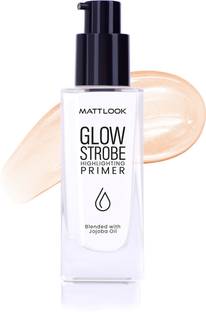 MATTLOOK Glow Stobe Highlighter Primer Blended With Jojoba Oil Stays Upto Long 8 hrs Primer  - 30 ml