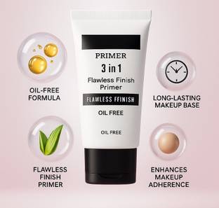 FIDAH 3-in-1 Oil-Free Long-Lasting Primer – Primes, Protects & Hydrates Primer  - 30 ml