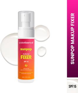 COLORESSENCE Sunpop Makeup Fixer SPF 15 | Infused with Aloe Vera & Rose Extracts Primer  - 100 ml