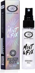 FASHION COLOUR Mist & Fix Setting Spray-Waterproof Long-Lasting Makeup Hydrating & Illuminating Primer  - 30 ml