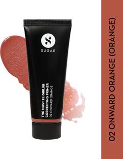 SUGAR Cosmetics The Most Eligiblur Correcting Primer - 02 Onward Orange | Suits all Skin Type | Primer  - 30 g