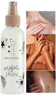 AFARAXIA Magic Shine Makeup Fixer Setting Spray With Lilium Skin Whitening Primer  - 150 ml