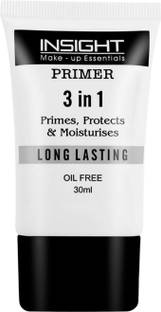 INSIGHTCOSMETIC 3 In 1 Primer|Oil Free With Pore Blurring |Long Lasting Primer  - 30 ml
