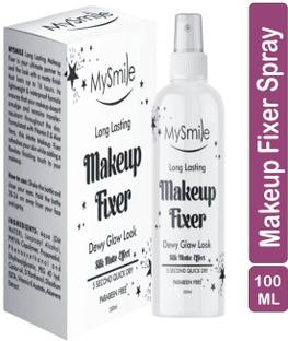 Mysmile Long Lasting Makeup Fixer Dewy Glow Look & Silk Matte Effect ( Pack of 1 ) Primer  - 100 ml
