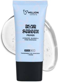 Million Colors Blur Screen Primer Sunscreen SPF 50+ PA+++ | Hydrating Pore Minimizer Primer  - 30 ml