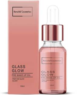 RONZILLE Glass Glow Pre Makeup Oil Primer enriched with Vitamin-E Primer  - 10 ml