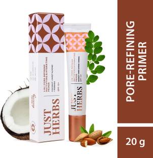 Just Herbs 3 in 1 Pore-Refining Primer for Face Makeup- Normal, Oily, Dry &Combination Skin Primer  - 20 g