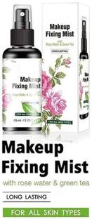 tanvi27 MAKEUP FIXING MIST WITH ROSE WATER AND GREEN TEA  Primer  - 80 ml