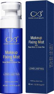 CVB CVBMakeup Fixing Mist With Rose Water & Green Tea Long Lasting All Skin Type Primer  - 100 ml