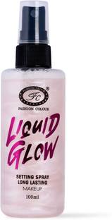 FASHION COLOUR Liquid Glow Setting Spray For Makeup Long Lasting Primer  - 100 ml