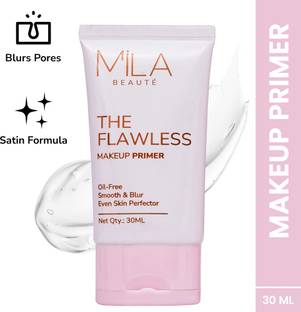 MILA BEAUTÉ The Flawless Makeup Primer | Oil Free Mattifying Finish | Smooth & Blurs Pores Primer  - 30 ml