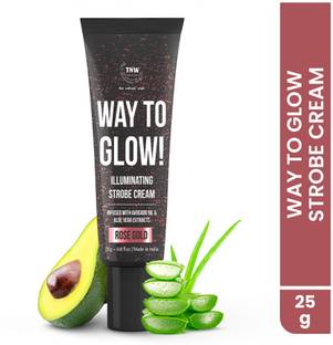 TNW - The Natural Wash Way to Glow Illuminating Strobe Cream For Rose Gold Highlighter Primer  - 25 g