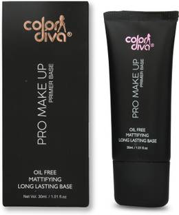 Color Diva Real Makeup Base Hightlighting Primer Skin-Hydrating Poreless Primer Face Makeup Primer  - 30 ml