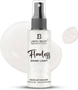 Lakyou Beauty Flawless Shine Light Micro Setting Mist Smooths Softens Secures Makeup All Day Primer  - 100 ml