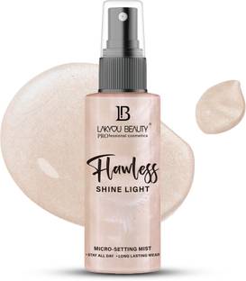Lakyou Beauty Flawless Shine Light Micro Setting Mist Smooths Softens Secures Makeup All Day Primer  - 100 ml