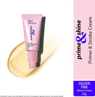 BLUE HEAVEN Prime & Shine Primer 25G Golden Pink Primer  - 25 g
