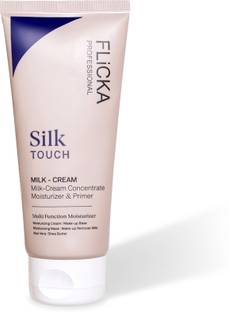 Flicka Silk Touch Milk-Cream Moisturizer for Face Makeup Long-Lasting Primer  - 60 g