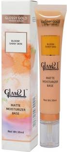 Glam21 Matte Moisturizer Base Glossy Gold Serum  Primer  - 30 g