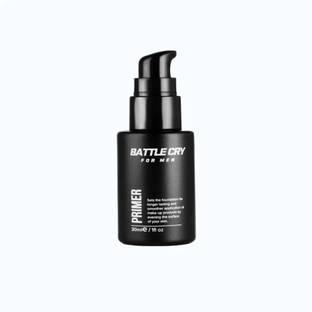 Battlecry Face Primer For Men, Suitable For All Skin Types, Provides Long Lasting Smooth Primer  - 30 ml
