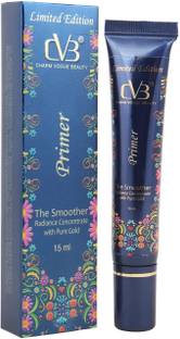 CVB Primer with Pure Gold for Poreless Smooth Long Lasting Makeup Primer  - 15 ml