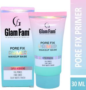 glamfam Pore Fix Face Makeup Primer , Super Hydration, Fill Pores, Silky Matte Finish Primer  - 30 ml