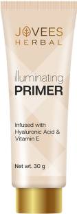 Jovees Herbal Illuminating Primer Infused with Hyaluronic Acid & Vitamin E | Hydrating Primer  - 30 g